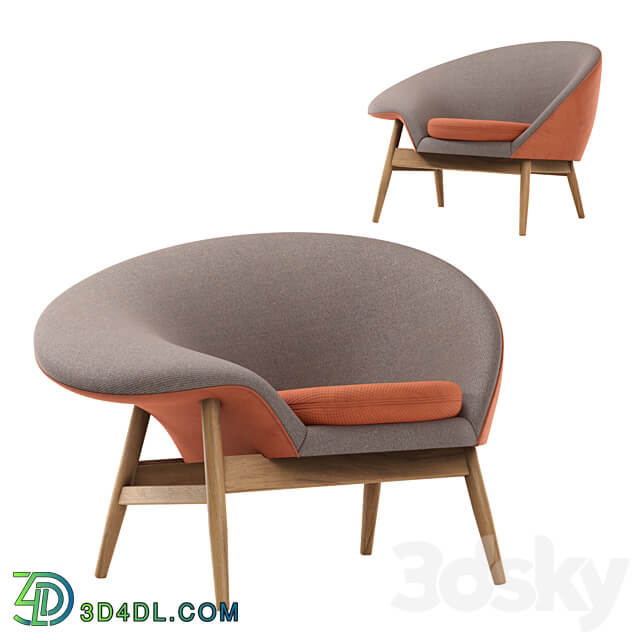 Fried Egg Lounge Chair 3D Models