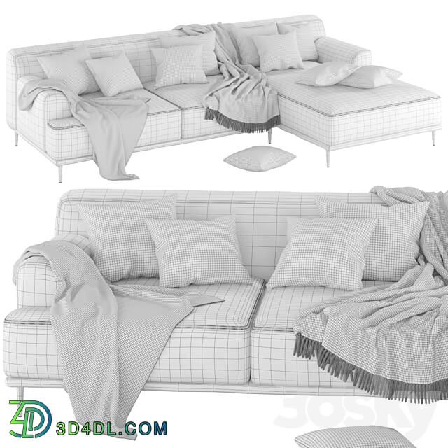 Sofa Portofino 3D Models