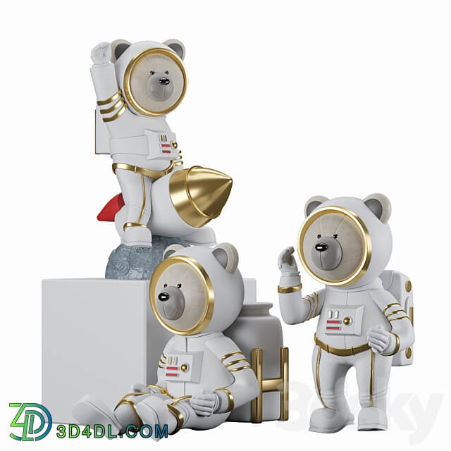 Decorative Astronaut 3D Models