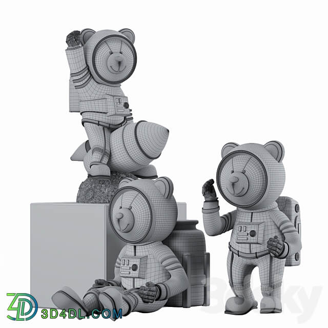 Decorative Astronaut 3D Models