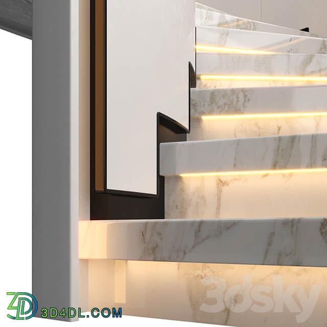 Spiral staircase 8 3D Models