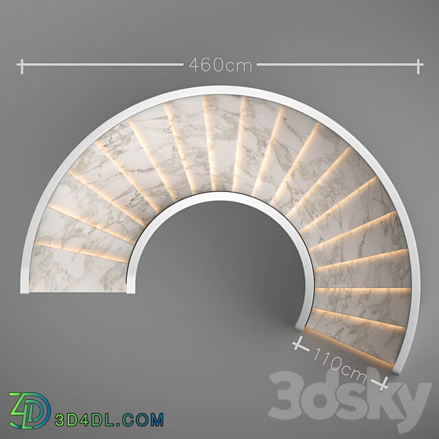 Spiral staircase 8 3D Models