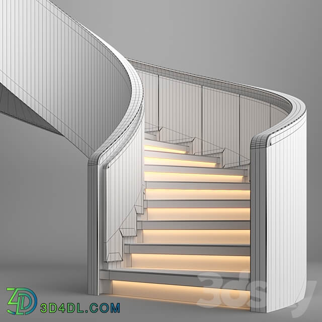 Spiral staircase 8 3D Models