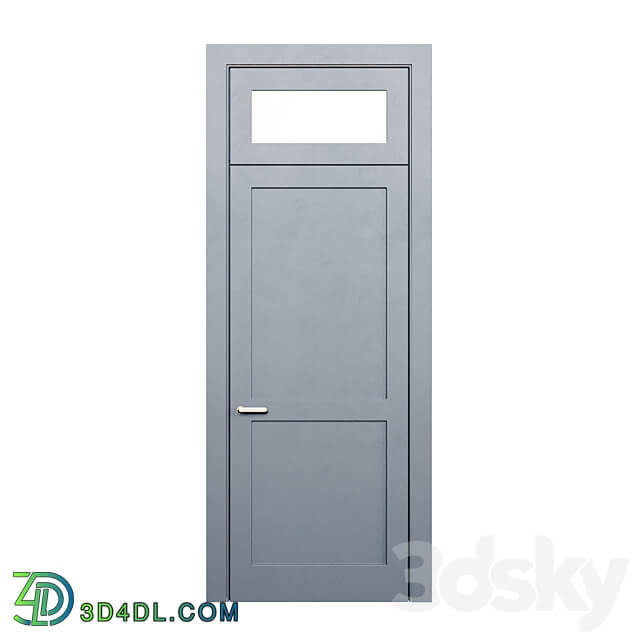 Door with transom 3D Models