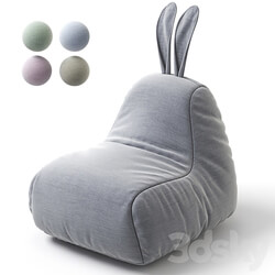 Bag chair bunny 3D Models 