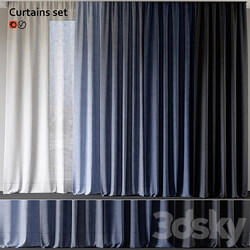 Curtain Set 3D Models 