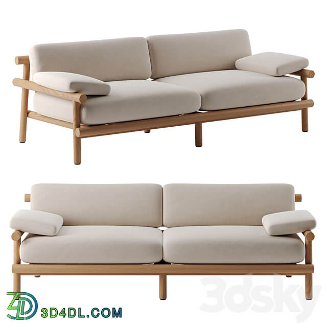 Ayana sofa by B B Italia 3D Models