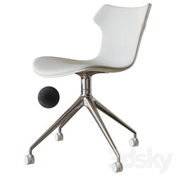 papilio shell office chair b b italia Chair 3D Models 