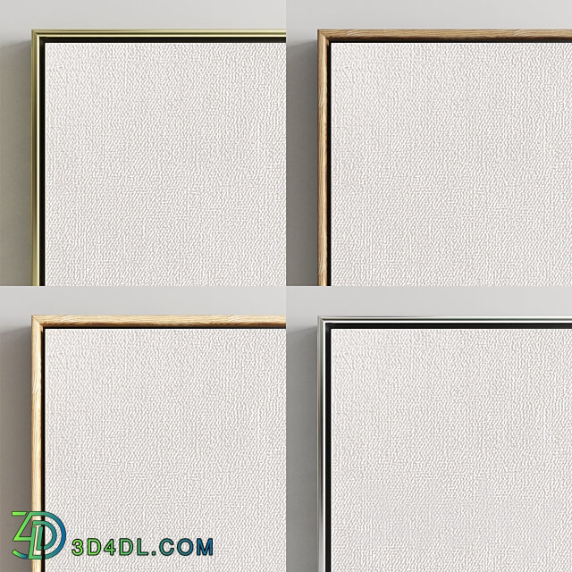 Plaster Two Photo Frame E 59 3D Models