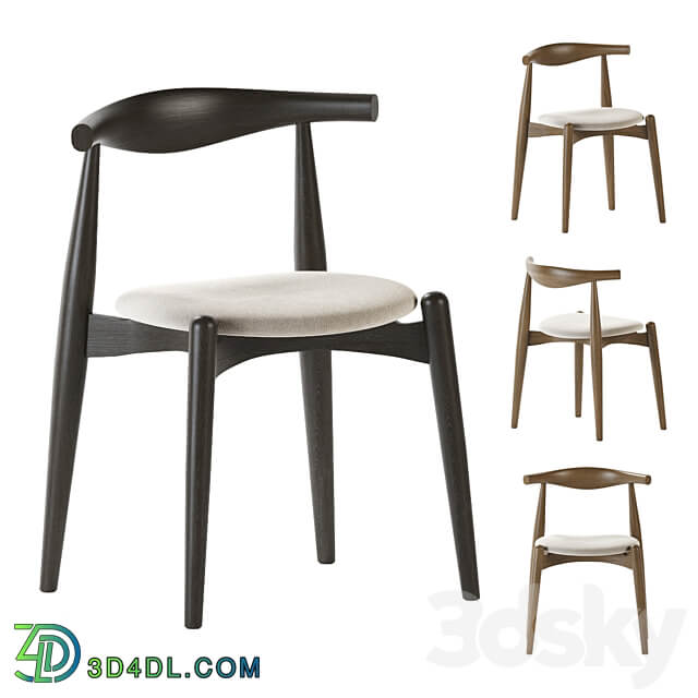 Elbow Dining Chair Carlhansen 3D Models