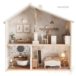 Dollhouse Retro 3D Models 