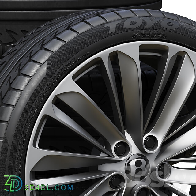 Bentley wheels 3D Models