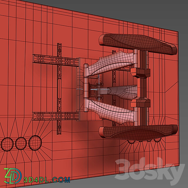 65 LED TV Samsung QE65Q950TSUXEN 3D Models