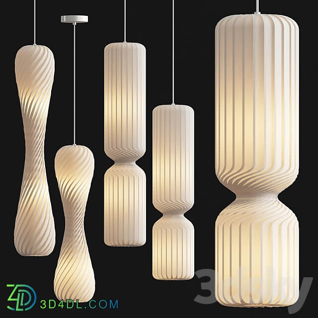 TR Series Pendant by Tom Rossau Pendant light 3D Models