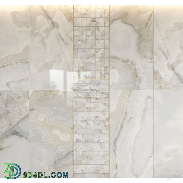 REX Reves Noisette Tile 3D Models