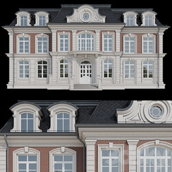 House facade Facade element 3D Models 