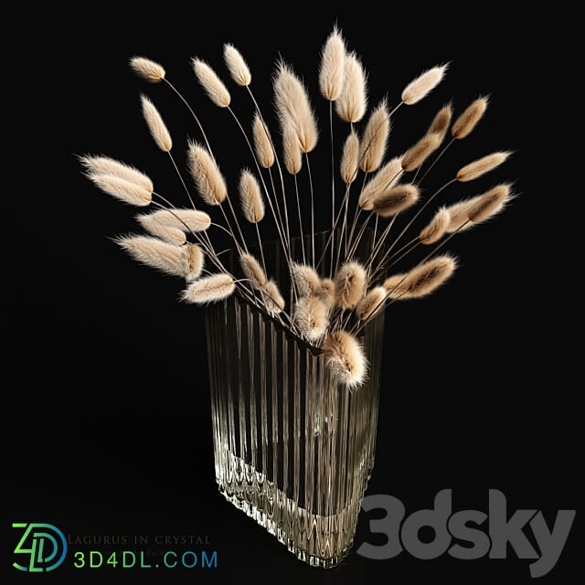 Lagurus in crystal 3D Models