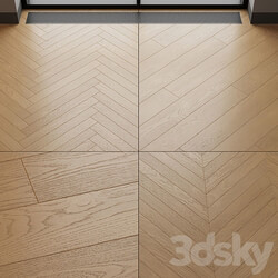 Wood floor Natural Oak 3D Models 