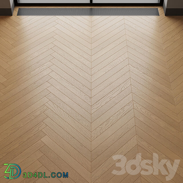 Wood floor Natural Oak 3D Models