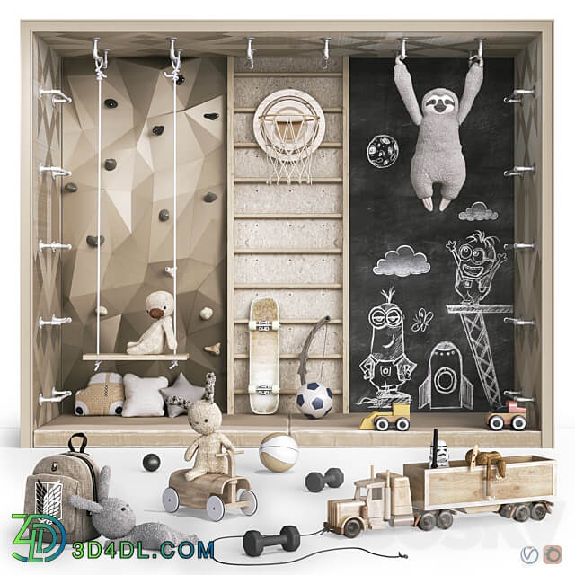 Toys decor and furniture for nursery 124 Miscellaneous 3D Models
