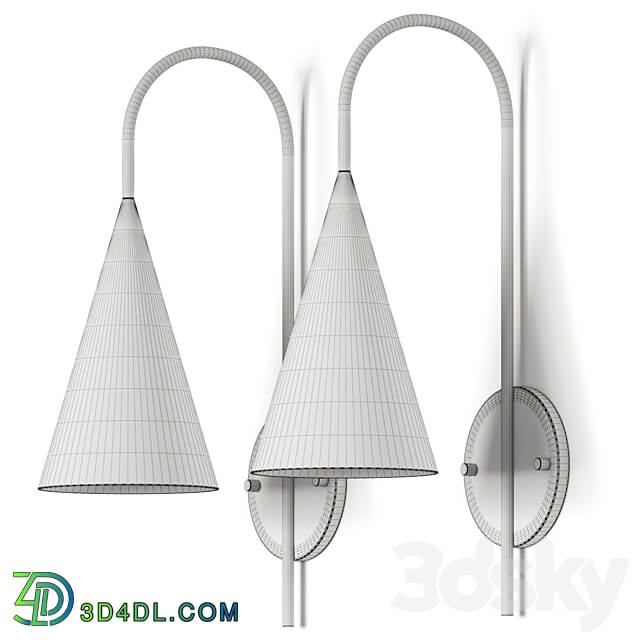 CB2 Exclusive Piffle Wall Lamp 3D Models