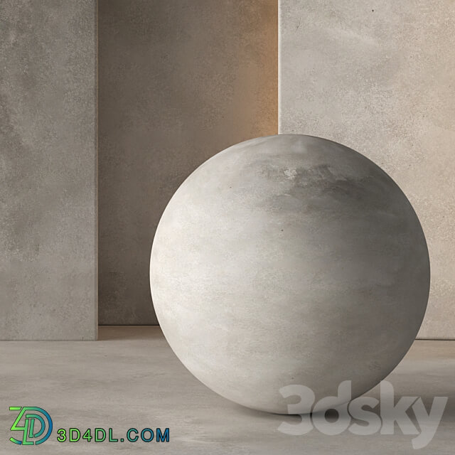 Concrete Material 8K Seamless Tileable No 20 3D Models
