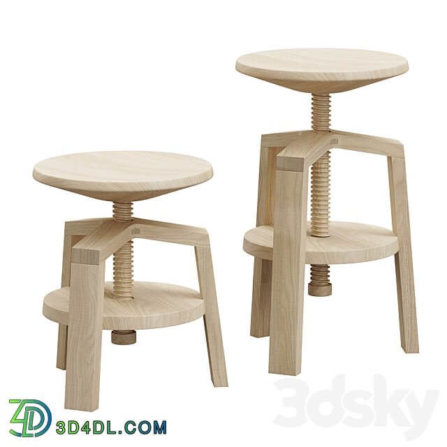 delavelle design stool 3D Models