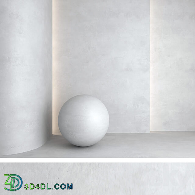 Decorative plaster 23 Stone 3D Models