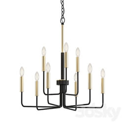 Nine Light Chandelier Pendant light 3D Models 