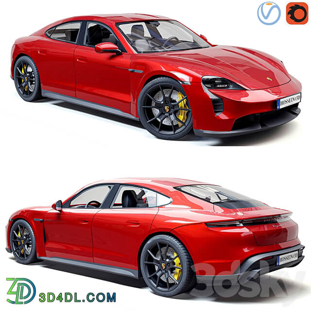 Porsche Taycan GTS 2022 3D Models