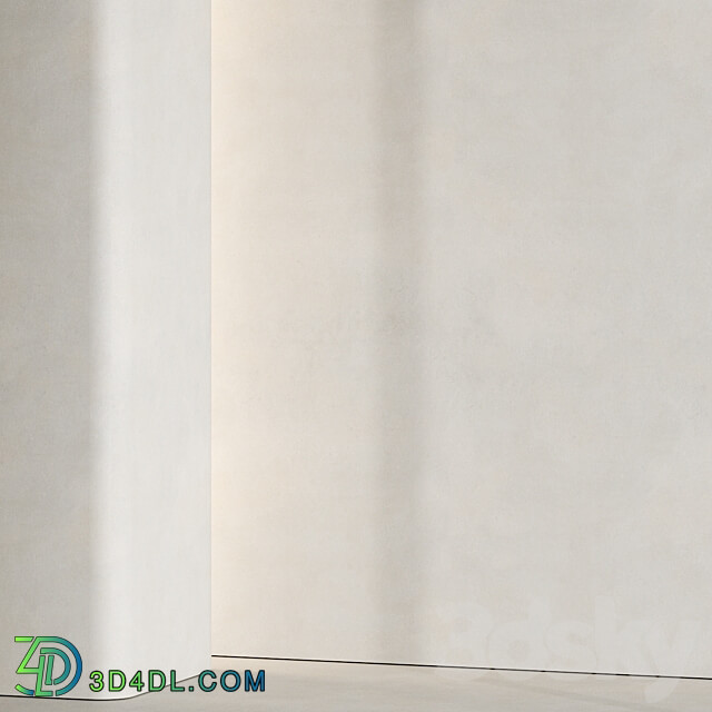 Decorative plaster 01 Stone 3D Models