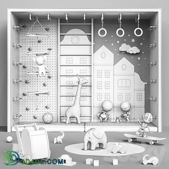 Toys decor and furniture for nursery 125 Miscellaneous 3D Models