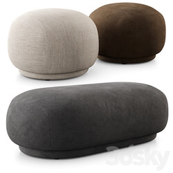 Rico Pouf And Ottoman By Ferm Living 3D Models 