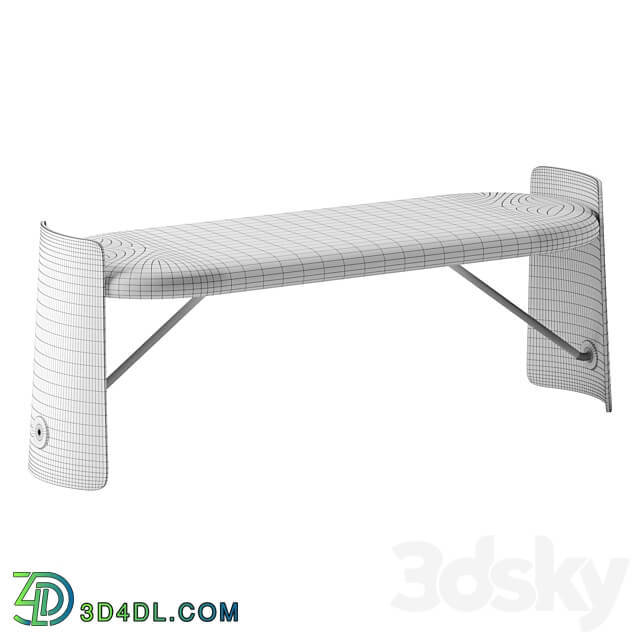 Biscotto bench by Dante 3D Models