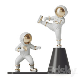 Kung Fu Astronaut 3D Models 