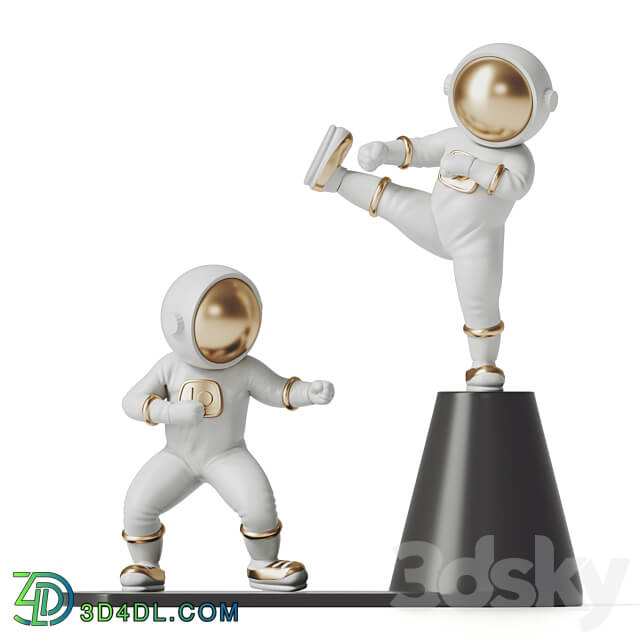 Kung Fu Astronaut 3D Models