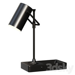 Table lamp Catchall Wireless Charging Lamp with USB work lamp 3D Models 