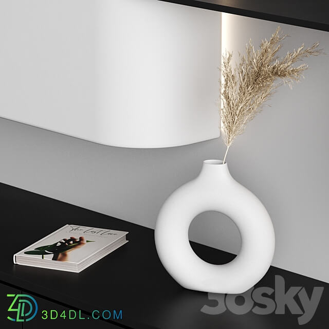 TV wall 04 TV Wall 3D Models