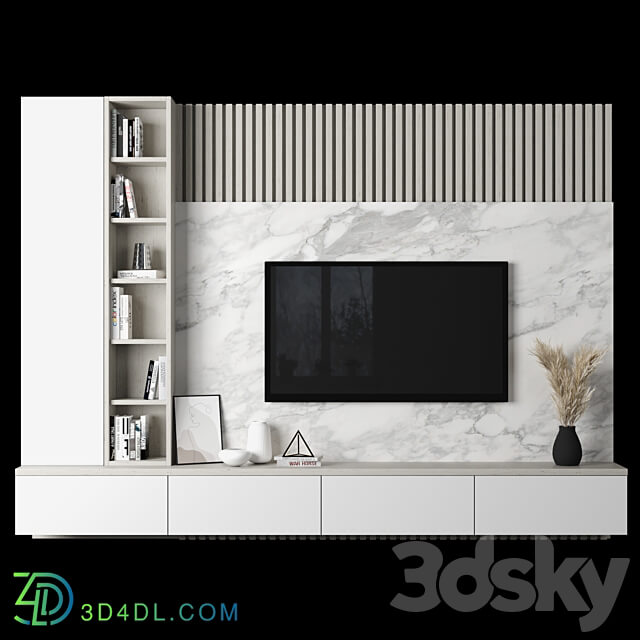 TV Wall 91 3D Models