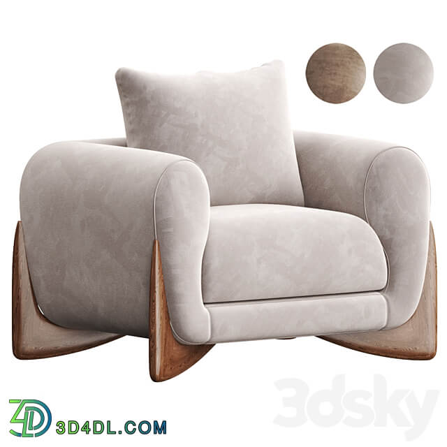 SOFTBAY Armchair By Porada 3D Models