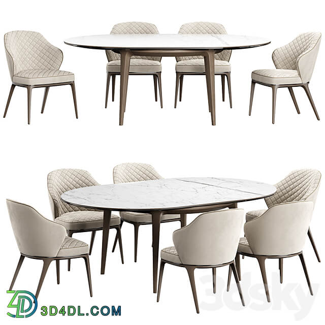 DEAN konyshev Chair Play Table Table Chair 3D Models