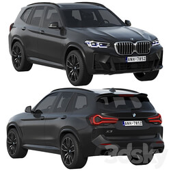 BMW X3 2022 3D Models 