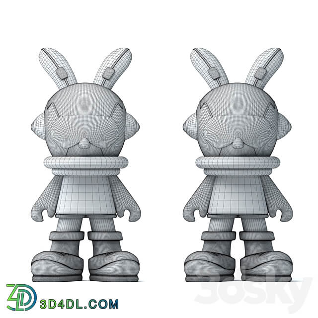 Rabbit Toys 3D Models