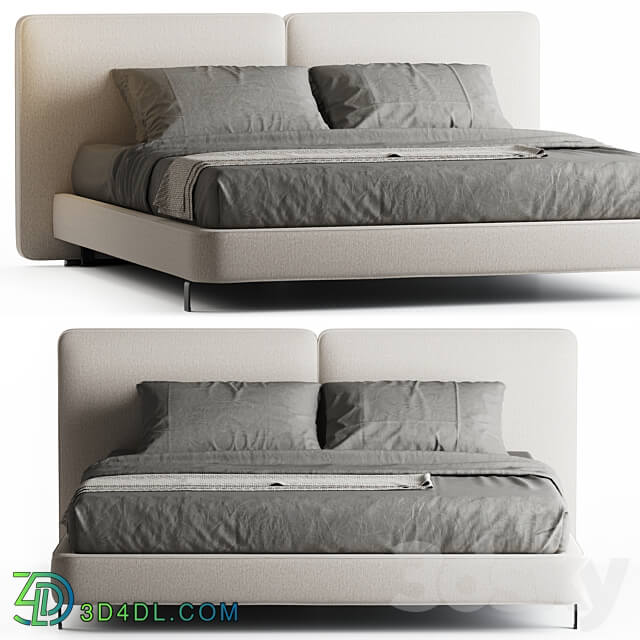 Minotti Tatlin Cover Bed Bed 3D Models