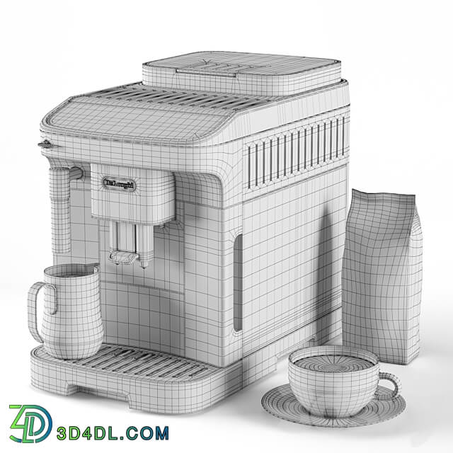 De Longhi Magnifica Evo ECAM290.42.TB FEB2942.TB 3D Models