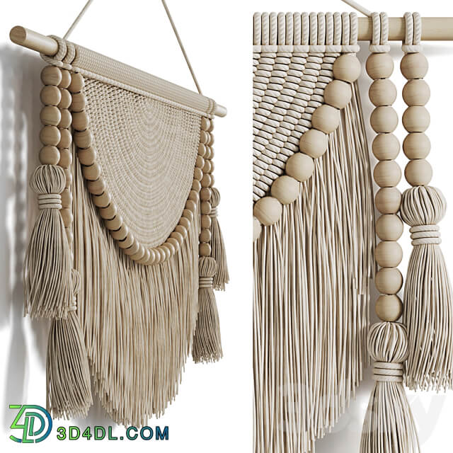 Macrame Wall Hanging Other decorative objects 3D Models