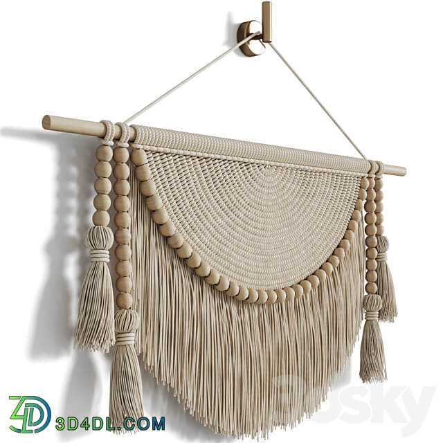 Macrame Wall Hanging Other decorative objects 3D Models