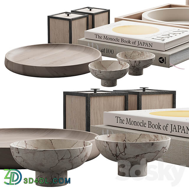 114 decorative set 027 japan style decor P01 3D Models