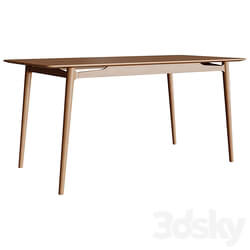 Giano Dining Table Oak 3D Models 