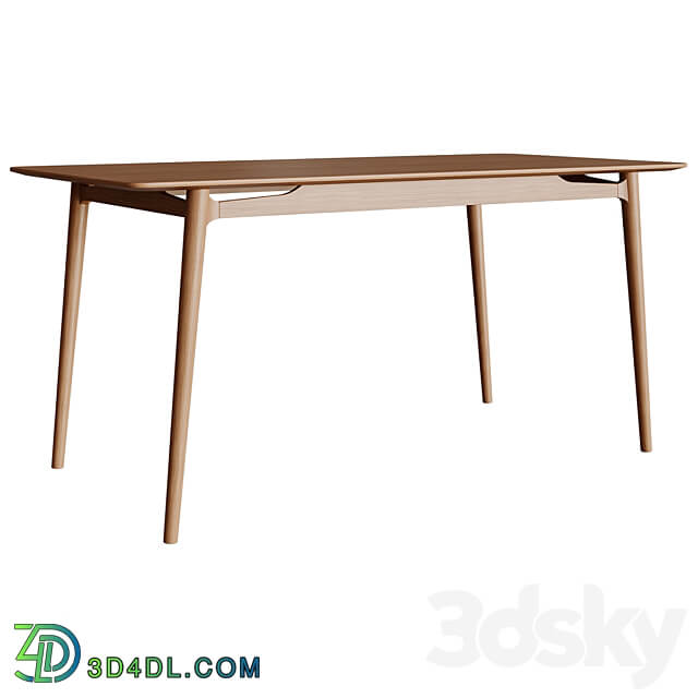 Giano Dining Table Oak 3D Models